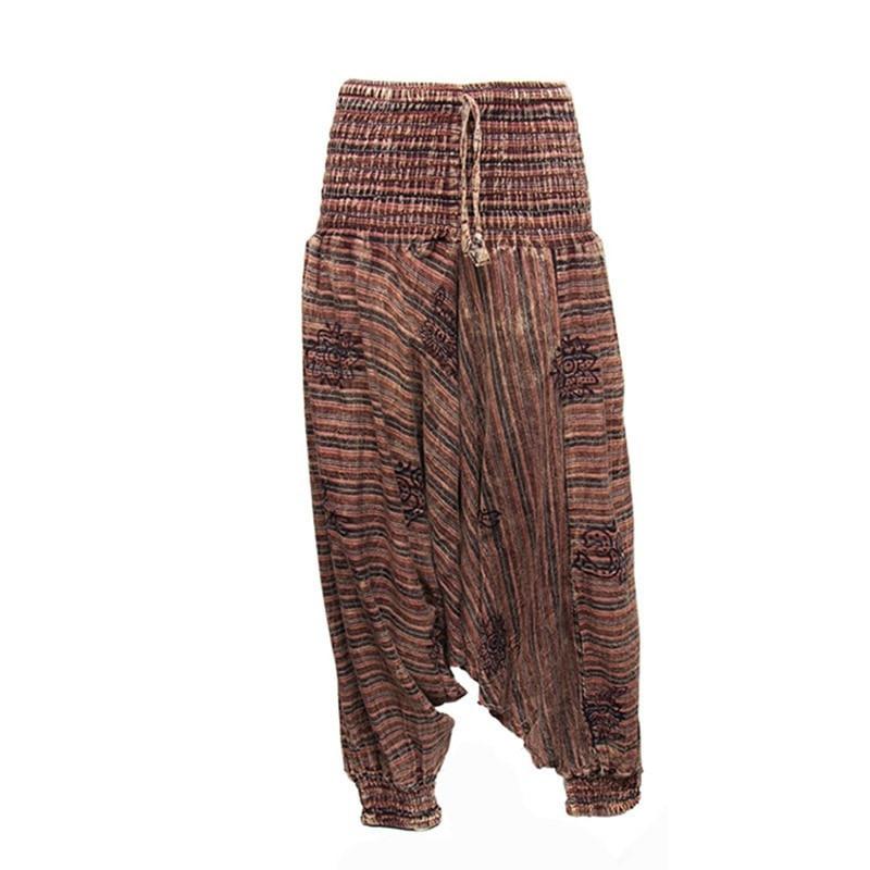 Men's Acid Wash Drop Harem Pants