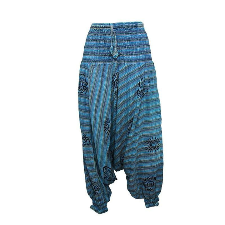 Men's Acid Wash Drop Harem Pants