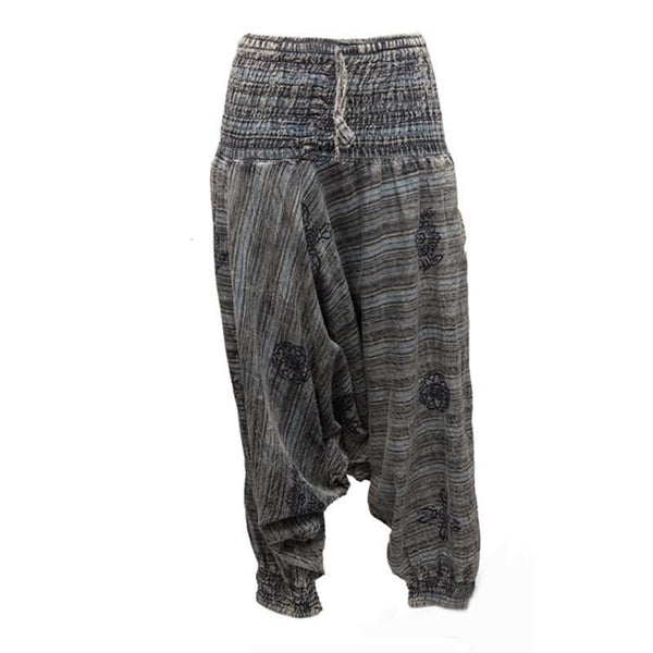 Embroidered Cotton Jersey Harem Trouser, Trousers & Leggings, Clothing, Namaste Fair Trade