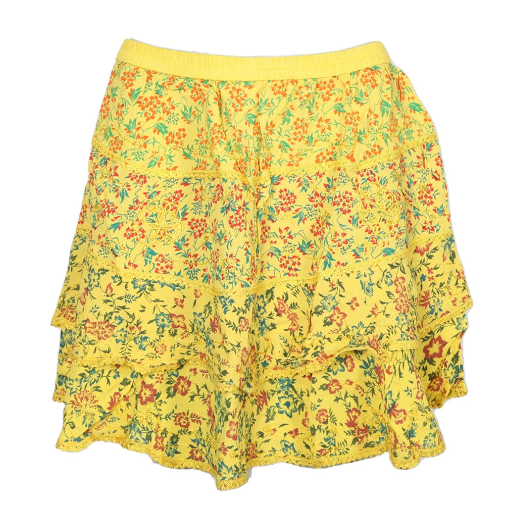 Floral Rah Rah Skirt