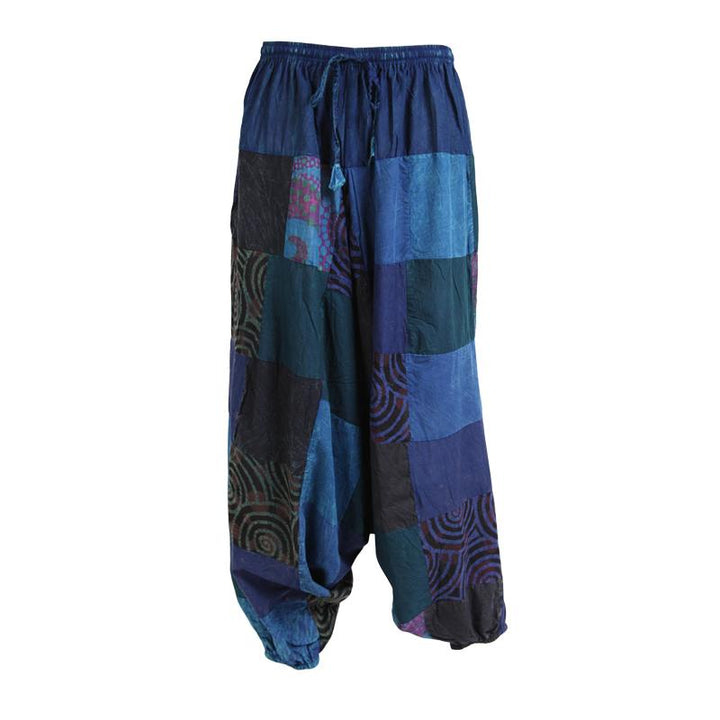 Low Crotch Overdyed Harem Pants