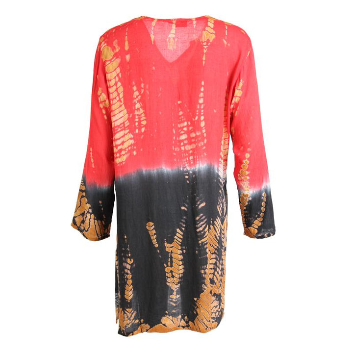 Tie Dye Embroidered Tunic