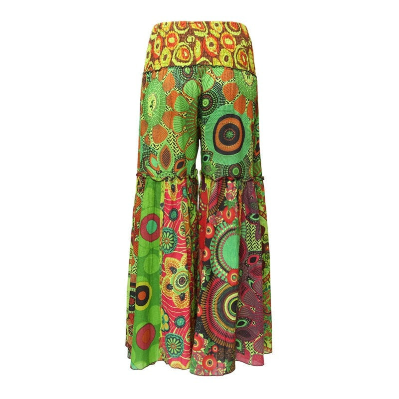 Festival Bell Bottom Flare Trousers