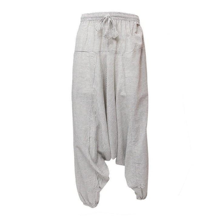 Striped Lounge Jogger Harem Pants..