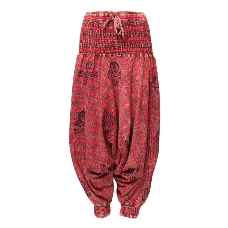 Acid Wash Drop Harem Pants..