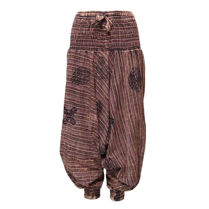 Acid Wash Drop Harem Pants..