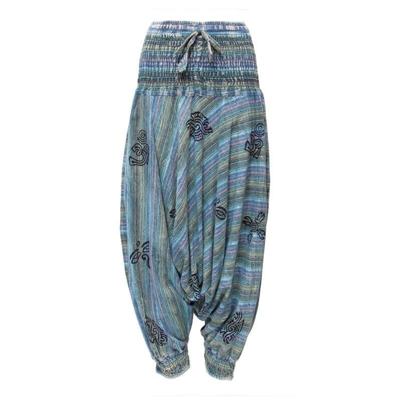 Acid Wash Drop Harem Pants..