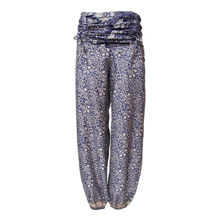 Waist Detail Floral Harem Pants