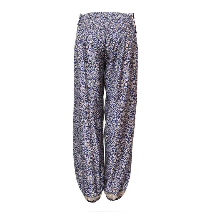 Waist Detail Floral Harem Pants