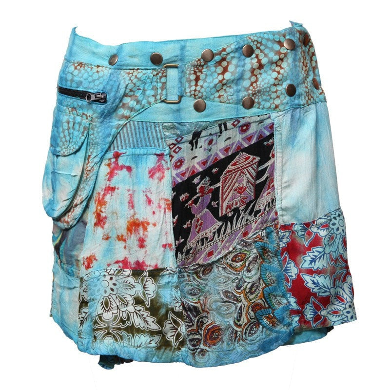 Gringo Tie Dye Mini Popper Skirt