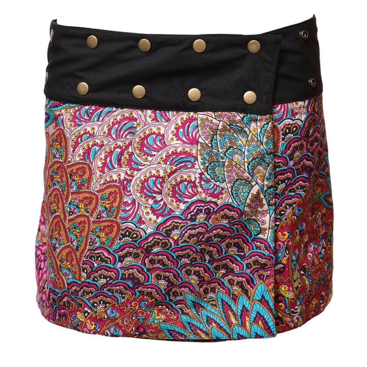 Reversible Mini Popper Skirt