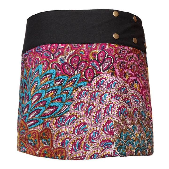 Reversible Mini Popper Skirt