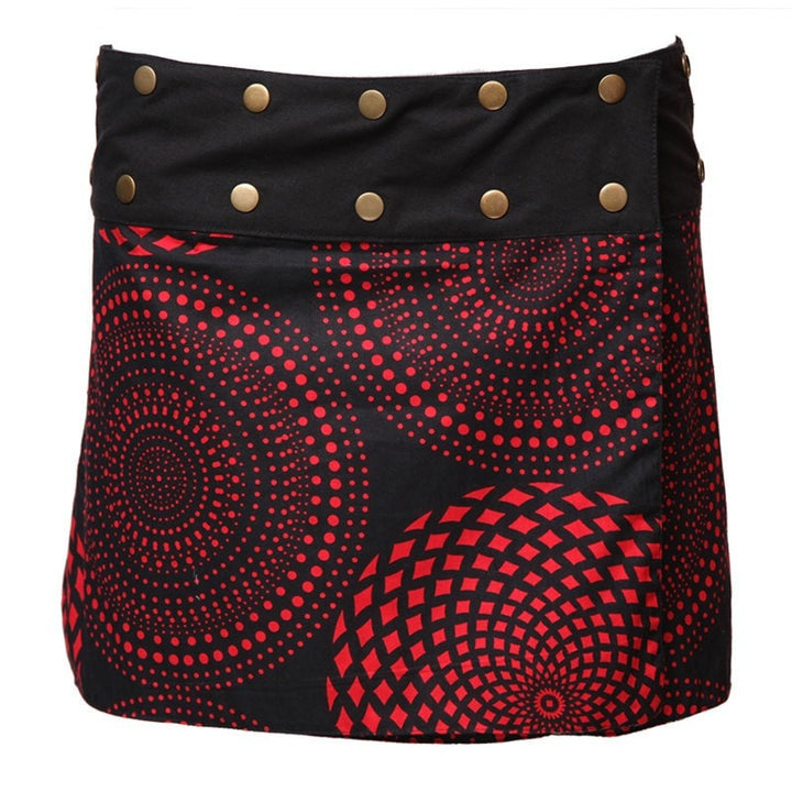 Reversible Mini Popper Skirt