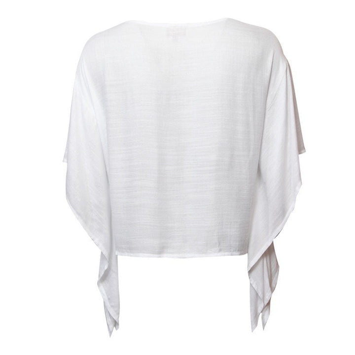 White Kaftan Beach Top