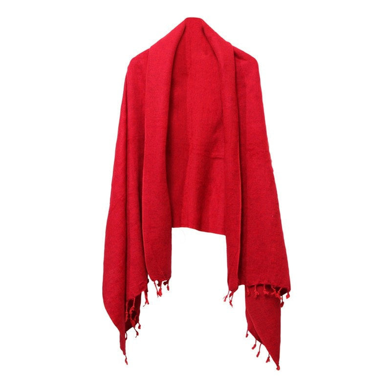 Large Soft Recycled Wool Scarf