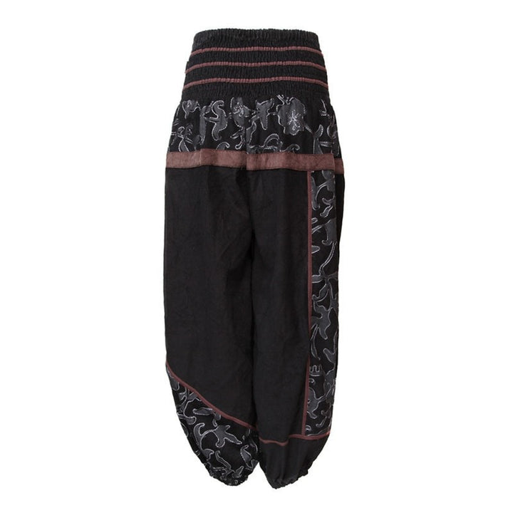 Black Cord Harem Pants