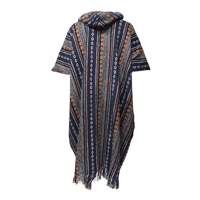 Men's Nepalese Long Poncho