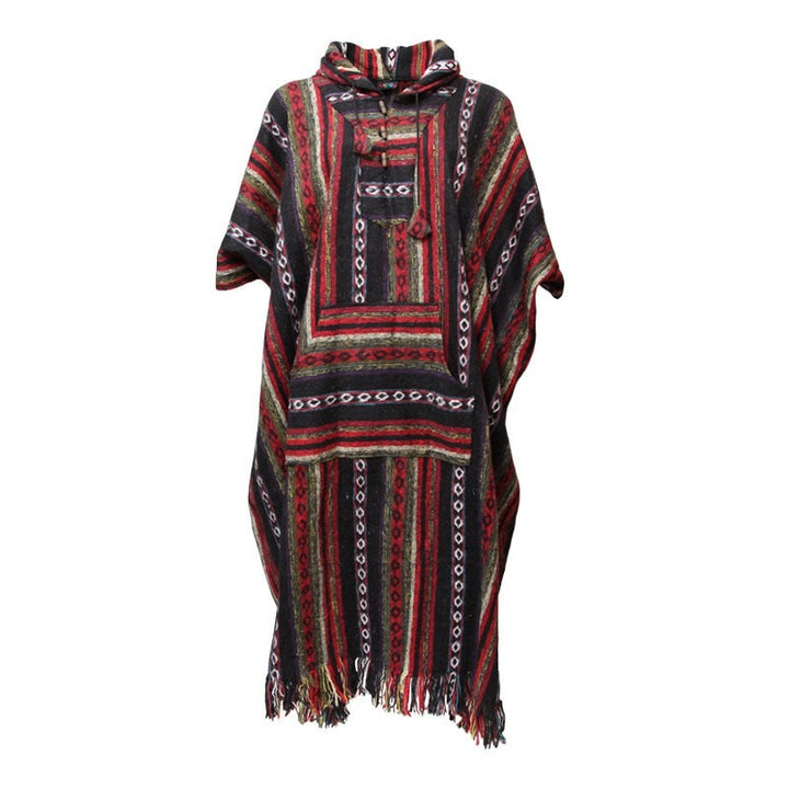 Men's Nepalese Long Poncho