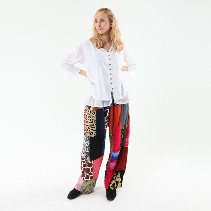 Festival Rayon Straight Leg Trousers