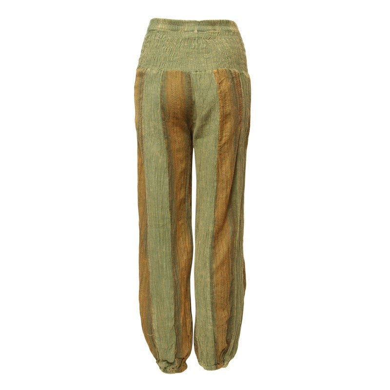 Khaki Slim Harem Pants