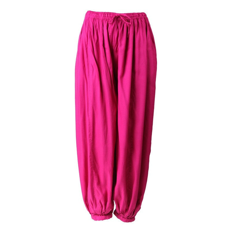 Plain Viscose Jogger Harem Trousers..