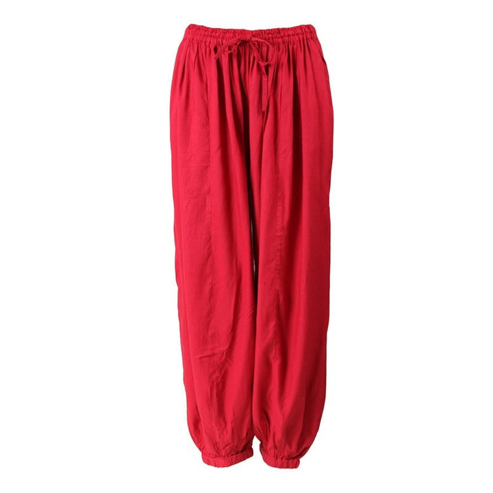 Plain Viscose Jogger Harem Trousers..