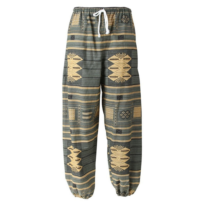 Cotton Aztec Woven Joggers