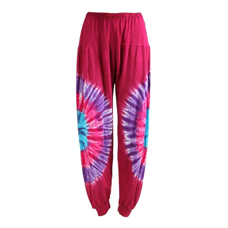 Tie Dye Detail Jersey Genie Trousers