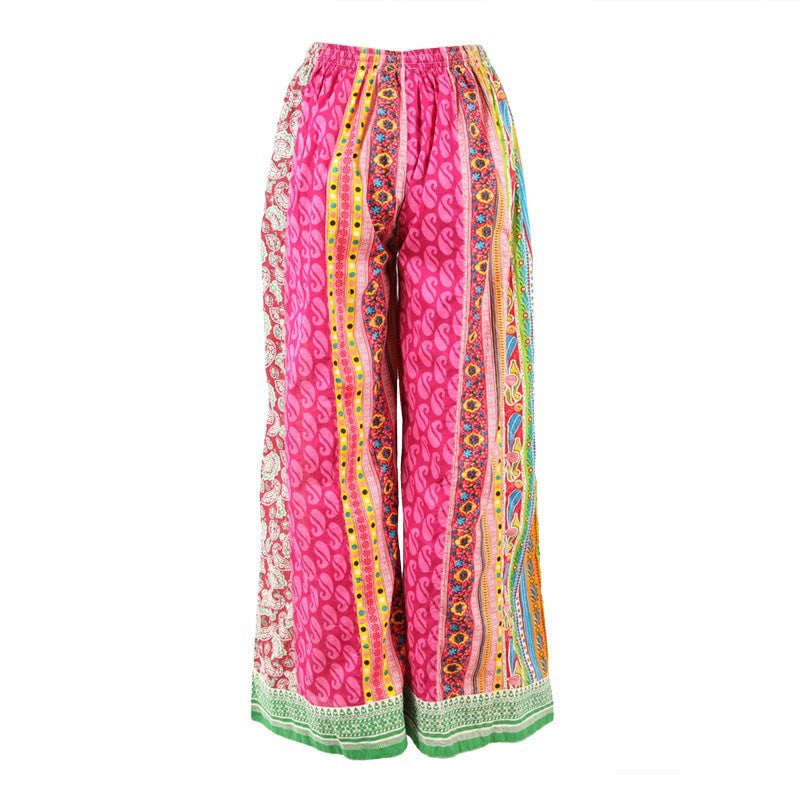 Technicolor Wide Leg Trousers