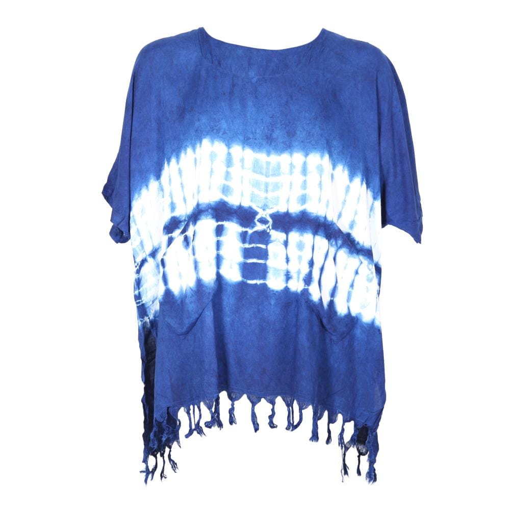 Indigo Tie Dye Top