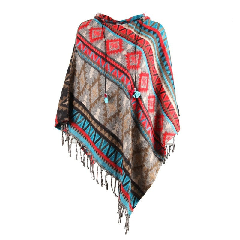 Puntiagudo Hooded Poncho Cape – The Hippy Clothing Co.