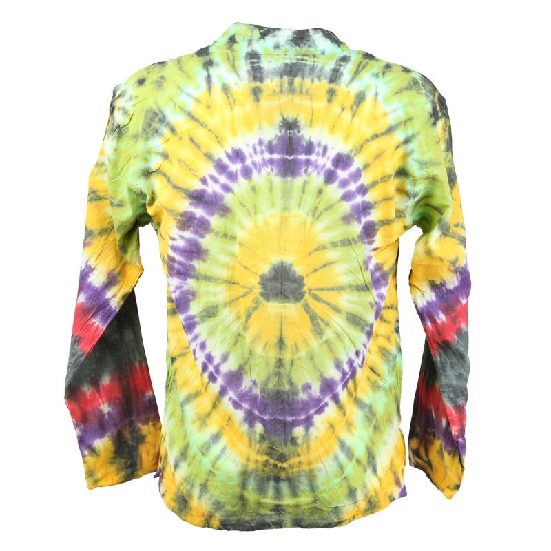 Circle Tie Dye Grandad Shirt