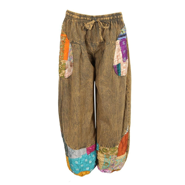 Sari Patch Harem Joggers