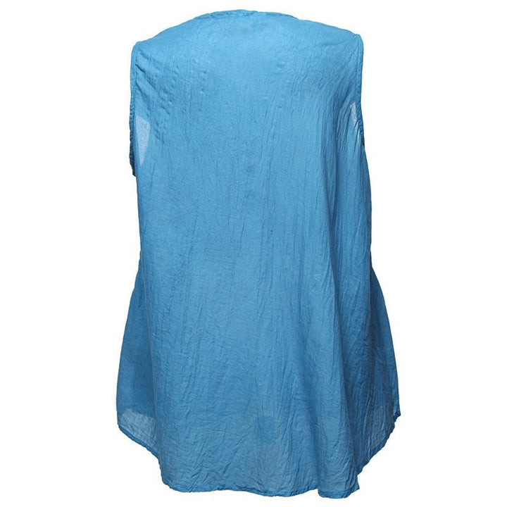 Sleeveless Longline Blouse