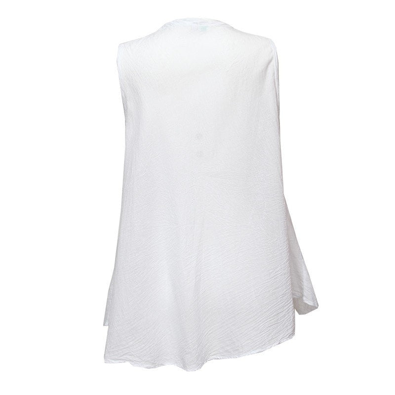 Sleeveless Longline Blouse