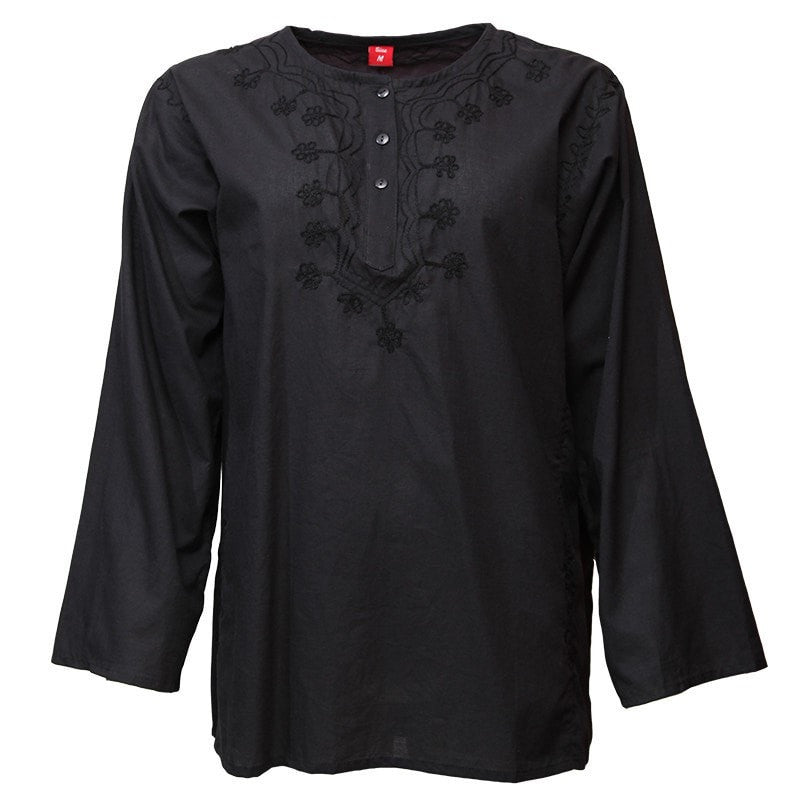 Embroidered Oversized Kurti Shirt