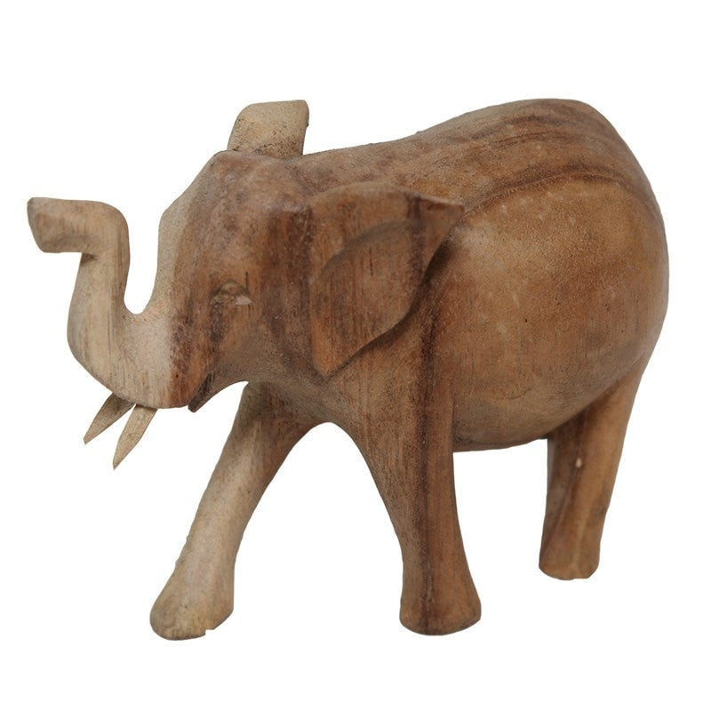 Hand Carved Wooden Elephant