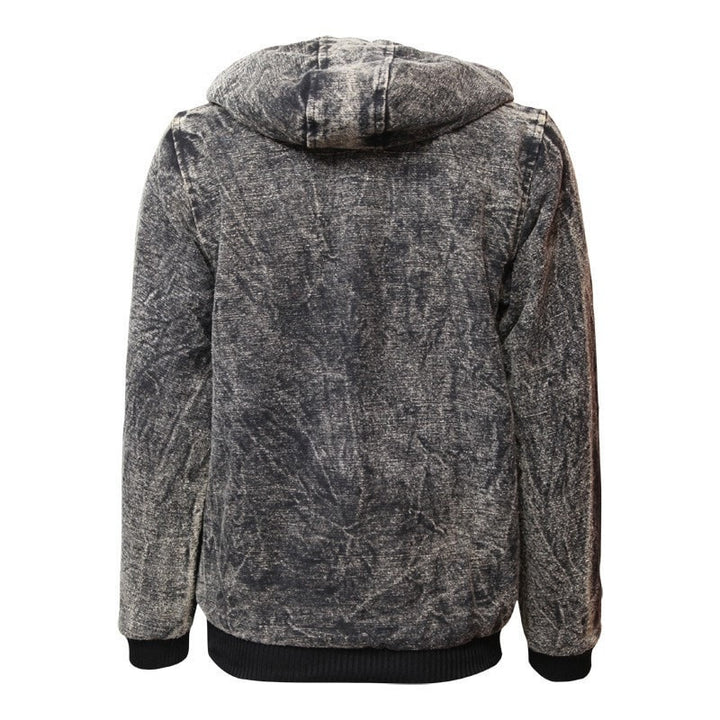 Men's Acid Wash Cosy Hoodie