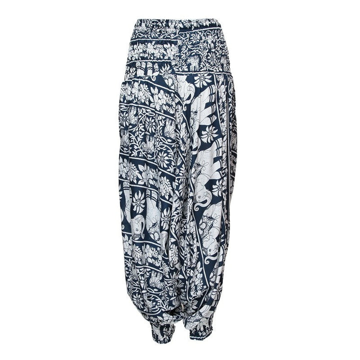 Elephant Print Thai Pants