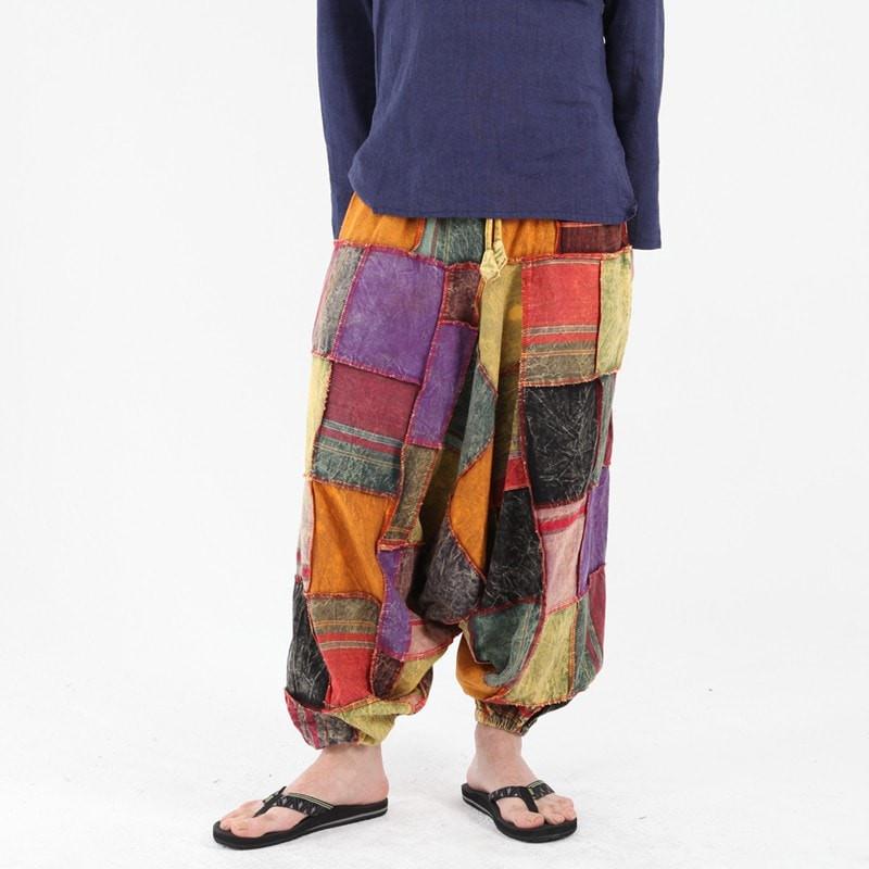 Drop Crotch Jogger Harem Pants