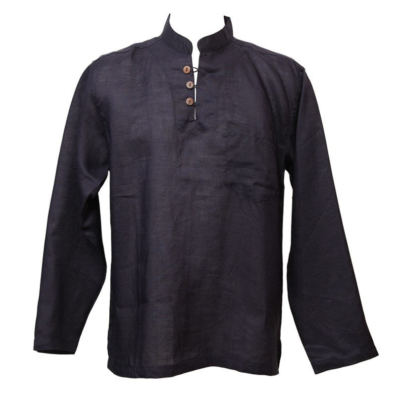 Linen Grandad Shirt