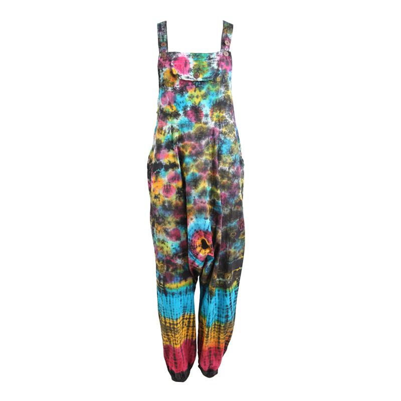 Tie Dye Harem Dungarees – The Hippy Clothing Co.