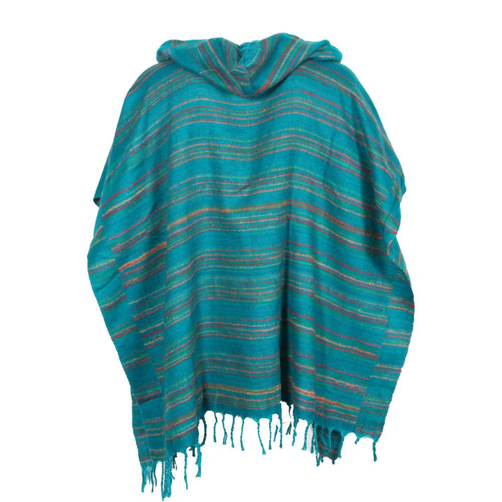 Hooded Blanket Poncho Cape