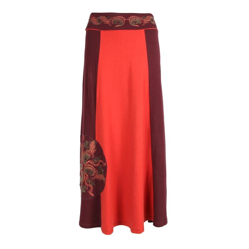 Boho Long Cotton Skirt