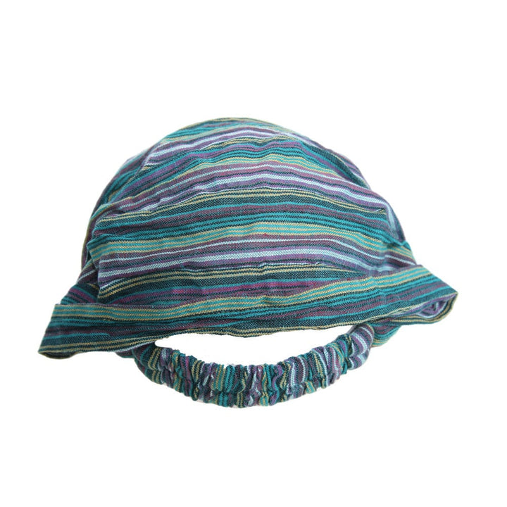 Men's Striped Cotton Bandana Headband