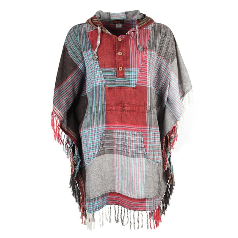 Lightweight Patchwork Poncho