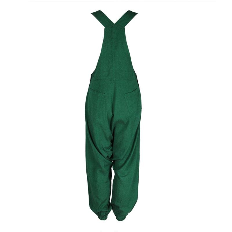 Plain Cotton Harem Dungarees