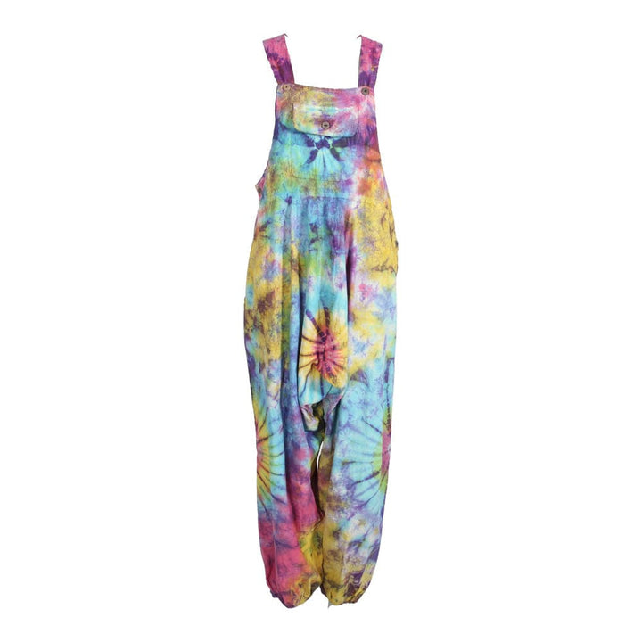 Tie Dye Harem Dungarees..