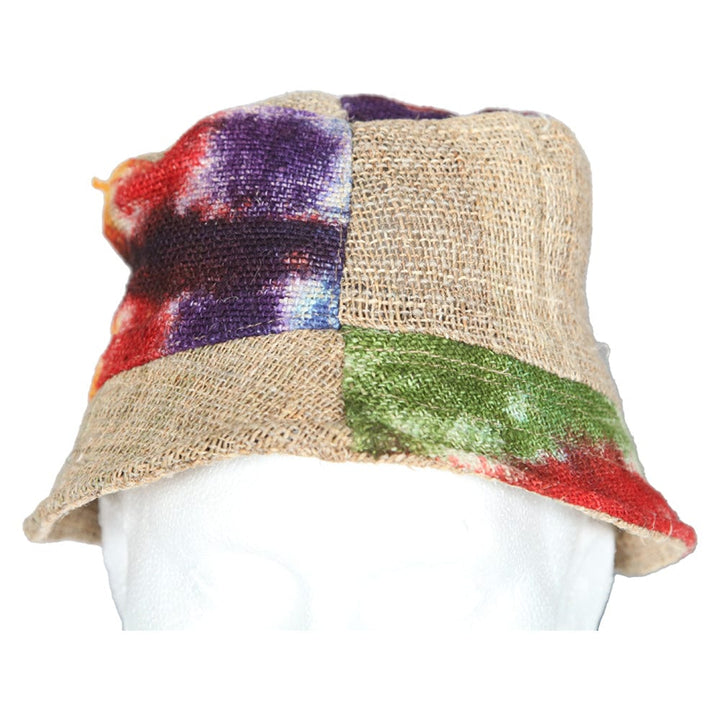 Patchwork Tie Dye Bucket Hat