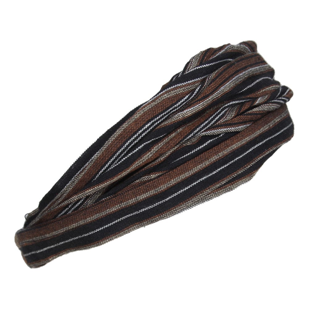 Men's Striped Cotton Bandana Headband